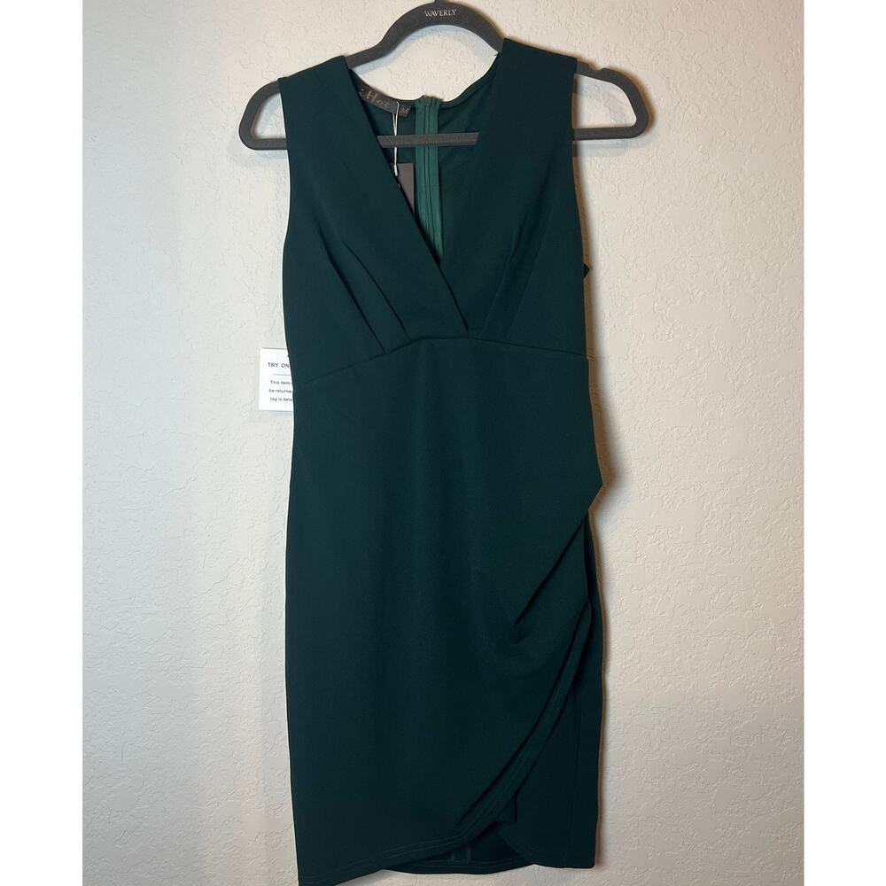 IHot Women's Dark Green Sleeveless Dress Size M‎ NEW - Picture 2 of 8